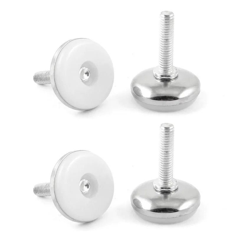 

ProfessionalScrew On Thread Leveller Leveling Foot Furniture Glide M6 x 25mm 4 Pcs