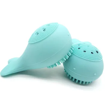 

Silicone Beauty Washing Brush Facial Exfoliating Blackhead Face Cleansing Brush Not Charge Tools Soft Deep Cleaning Face Brushes