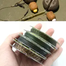 

10m Carp Covered Leadcore Wire Fishing Braid Line 25lb Rigs Carp Accessories 35lb 60lb Hair Fishing 45lb Line Braid Fishing G4a6