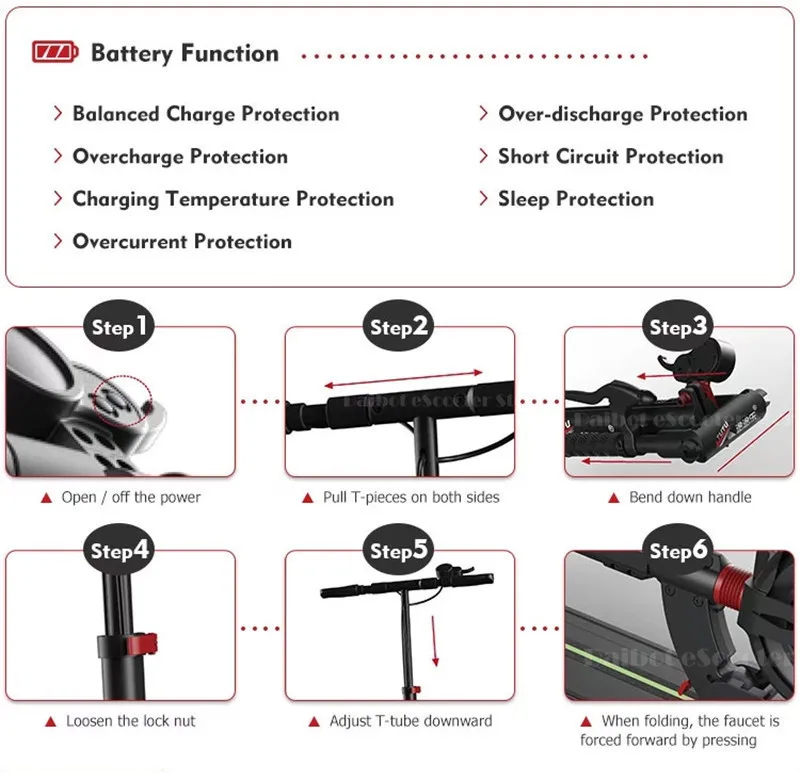 Daibot Off Road Electric Scooter 2 Wheel Electric Scooters Double Drive 1000W 10 inch 52V 65KMH Adult Electric Kick Scooter (23)