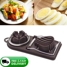 1pc cortador de ovo aço inoxidável cortador de ovo slicers multifuncional frutas vegetais corte acessórios cozinha cortando gadgets