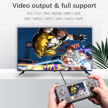 

RS-97 Retro Handheld Game Console 64Bit 16GB 3.0 Inch Built-in 3000 Classic Games Support For NEOGEO/CP1/CP2 Emulators Arcade
