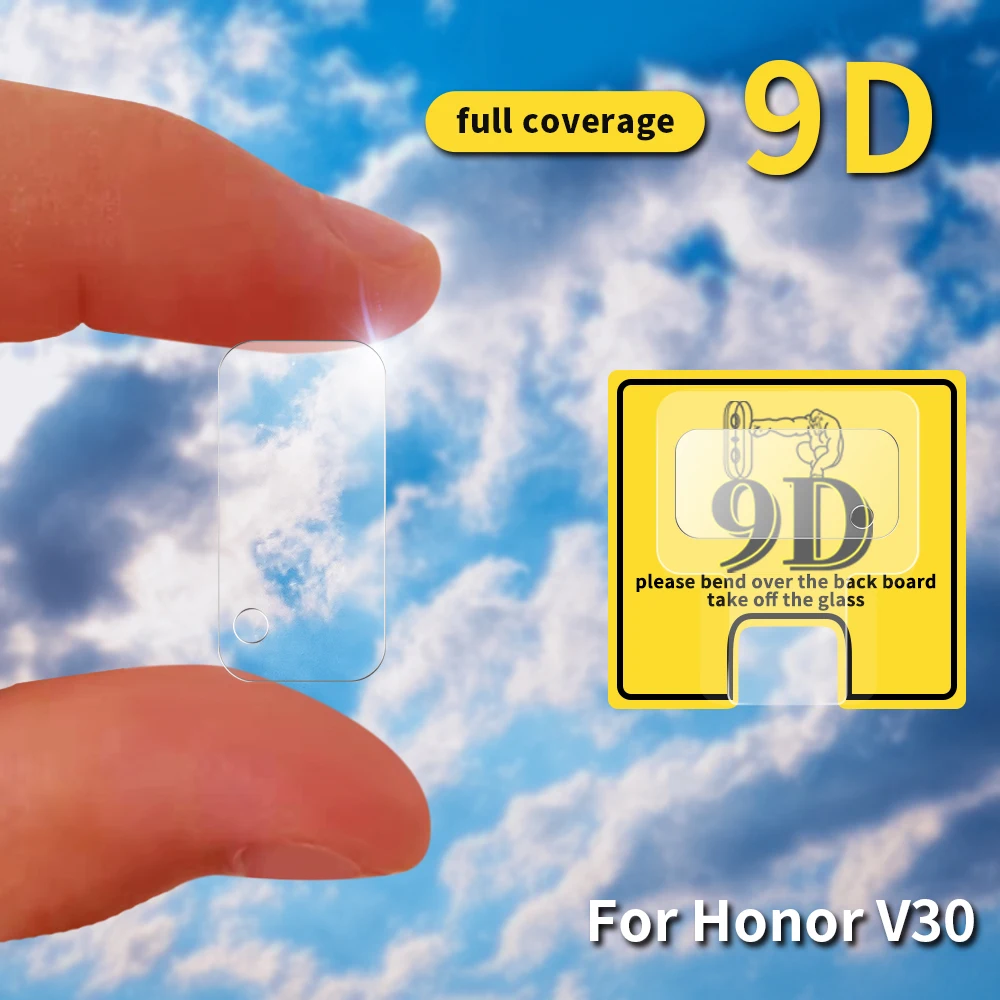 9D пленка для камеры huawei Honor V30 20 9X Pro 10 9 Lite 10i 20i Nova 6 SE мягкая задняя камера стекло