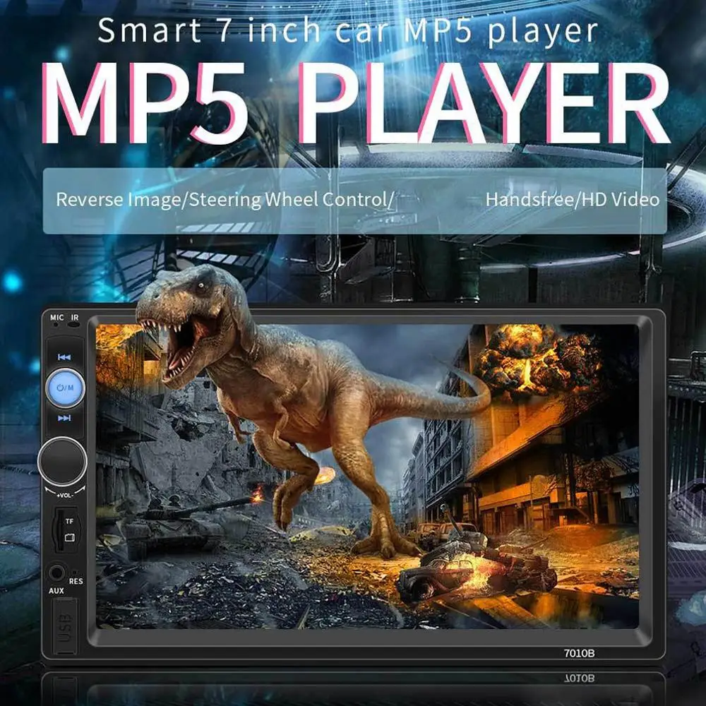 7 дюймов Hd автомобильный беспроводной Mp5 плеер Android система Gps навигация интегрированный хост мобильный телефон соединение 7010B