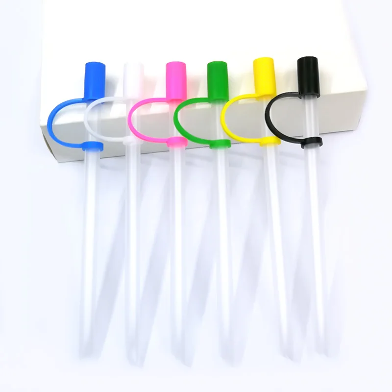 20PCS PVC Silicone Straw caps Straw Sealing Tools Drinking Dust Cap Splash  Proof Plugs straw cover straw toppers Cup decoration - AliExpress
