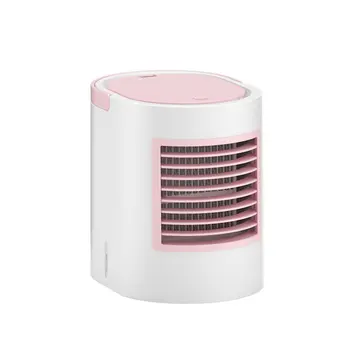 

Mini USB Portable Air Cooler Fan Air Conditioner 7 Colors Light Desktop Air Cooling Fan Humidifier Purifier For Office Bedroom