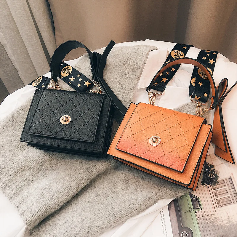 Оптовая продажа новинка 2019 евро-американская модная трендовая цветная сумка на