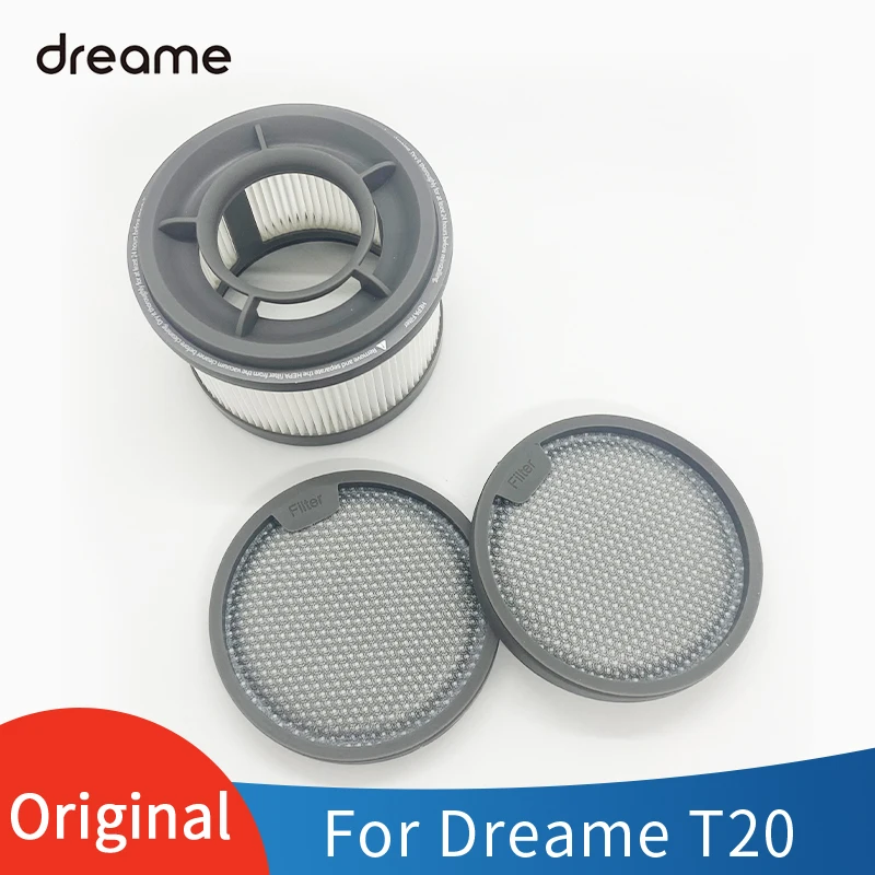 

Original Dreame T10 T20 T20 Pro T30 T30 Neo Parts Pack Handheld Vacuum Cleaner Accessories HEPA Filter Roller Brush