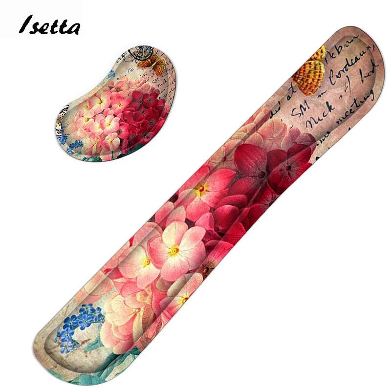 Memory Foam Эргономика Мышь и клавиатура для запястий Поддержка Подушка Поддержка по индивидуальному заказу - Цвет: D
