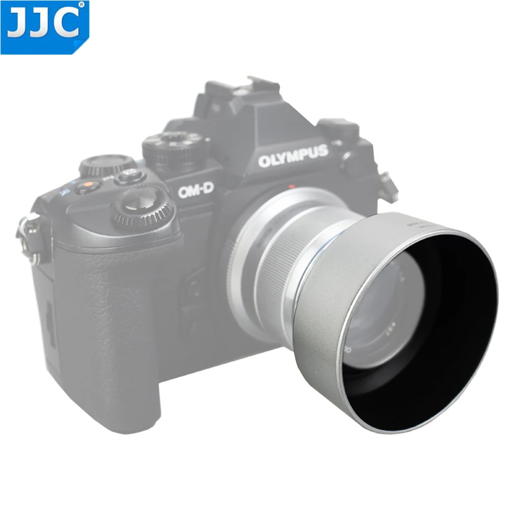 JJC LH-J40B черная Серебристая профессиональная бленда для объектива Olympus M. ZUIKO DIGITAL 45 мм 1:1. 8 заменяет бленду Olympus LH-40B