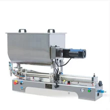 Multipurpose stirred paste filling machine piston type pneumatic quantitative filling machine