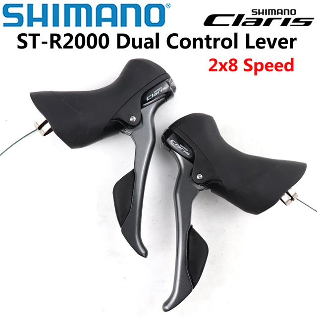 Shimano claris-左右のコントロールレバー,2x8スピード,sti,ST-R2000