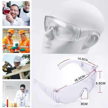 

PC-Safety Glasses Eye Protection Anti-Dust Shock Goggles Eyepiece Explosion-proof Sunglasses Outdoor Motorcycle Eyewear
