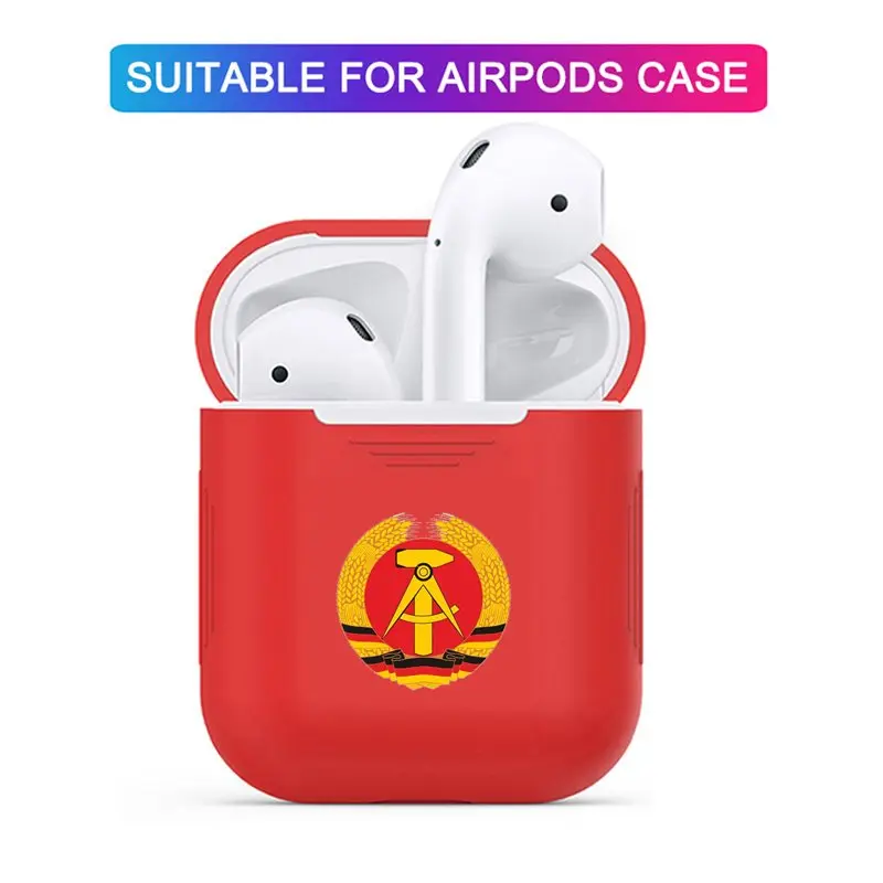 Мягкий силиконовый чехол для AirPods 1 ударопрочный Air Pods 2 чехлы наушников защитный