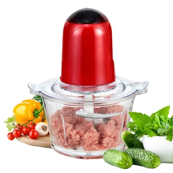 

2L Electric Meat Grinder Multifunctional Food Processor Electric Blender Kitchen Electric Chopper Meat Grinder