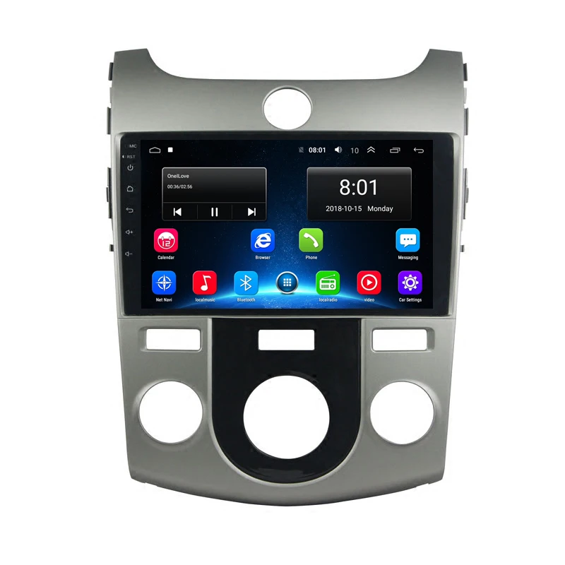 Cheap 9" 2.5D IPS Android 9.1 Car DVD Multimedia Player GPS for KIA Forte Cerato 2008 09 2010-2012 car radio DSP32EQ stereo navigation 14