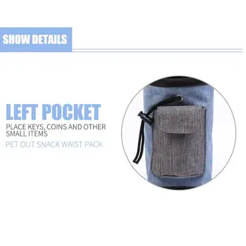 

on Foot Linen Mountaineering Belt Bag Climbing Powder Bag Waterproof Fashion 2 Color Tourism Pet Training Bag Sports Run