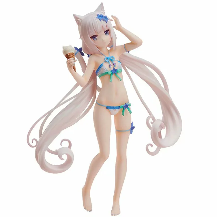 nent Nekopara Chocola& Vanilla 1/7 Масштаб ПВХ фигурка сексуальные аниме фигурки аниме фигурка модель игрушки - Цвет: with box