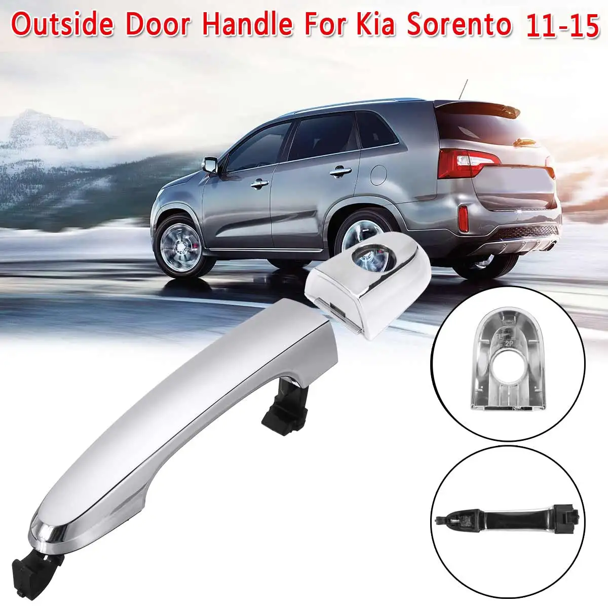 Exterior Door Handle with Cover For KIA Sorento 2011 2012 2013 2014
