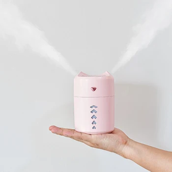 

KBAYBO 400ML USB Aromatherapy Air Purifier Double Mist Humidifier Air Diffuser Home Office Aroma Oil Diffuser Mist Maker Fogger