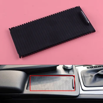 

DWCX Black Plastic Car Centre Console Roller Blind Cover Cap A20468076079 Fit for Mercedes C/E-Class W204 S204 W212 S212