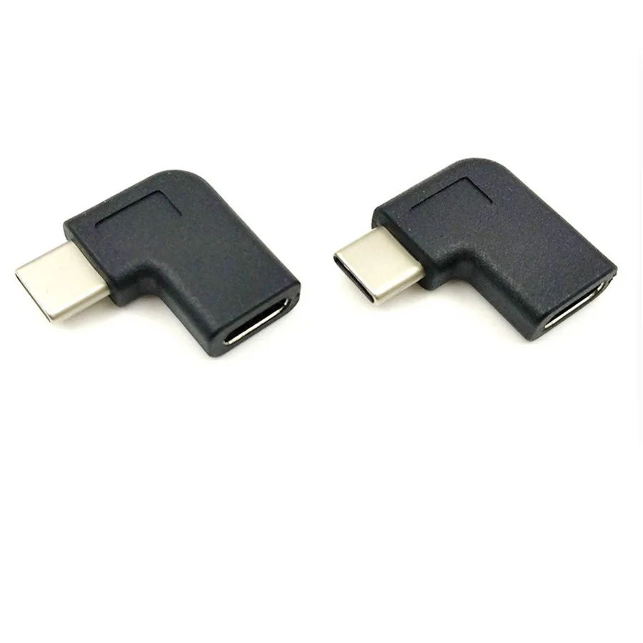 500 шт. адаптер 90 градусов типа C USB Папа мама 3 1 Type разъем оптовая продажа|Адаптеры