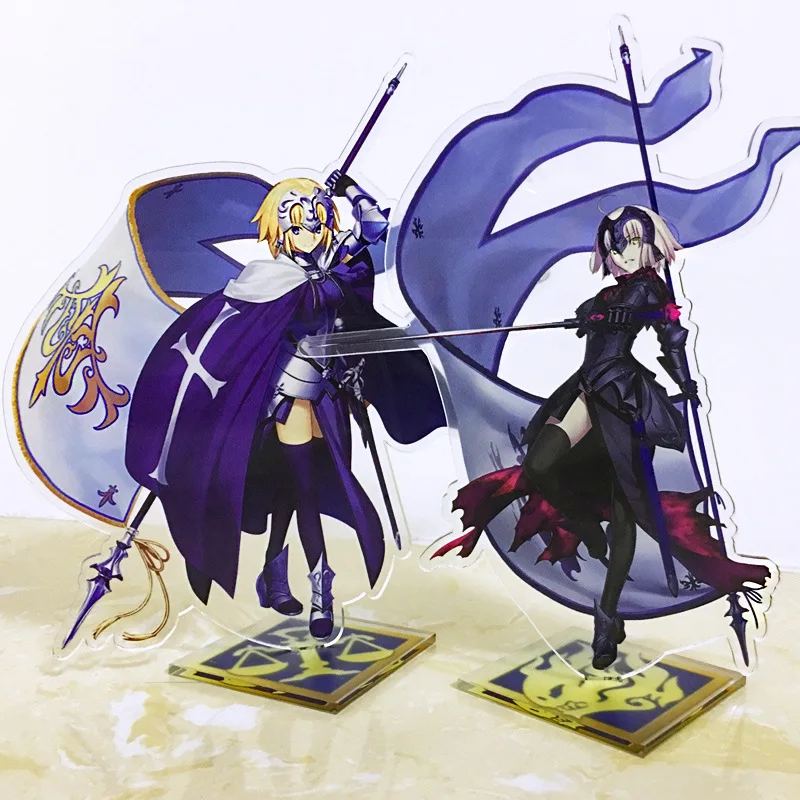 Fate Stay Night акриловая модель на подставке игрушки слуга Джоан из Arc аниме фигурка