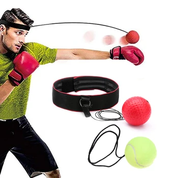 

3pcs/Set Boxing Reflex Speed Punch Ball Boxer Raising Reaction Force Hand Eye Training Set Stress Gym Boxing Muay Thai Exercise