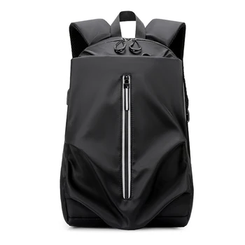 

Men Backpack for 15.6 Inches Laptop Backpack Large Capacity Stundet Backpacks Pleated Casual Style Bag Water Repellent
