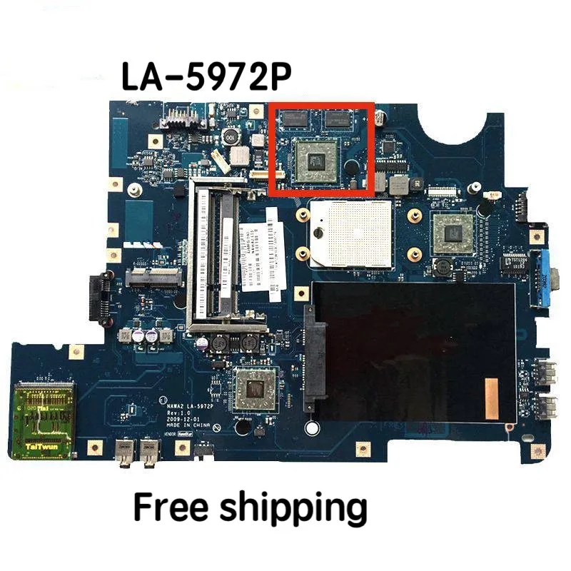 Материнская плата для ноутбука Lenovo G555 материнская NAWA2 полностью протестирована