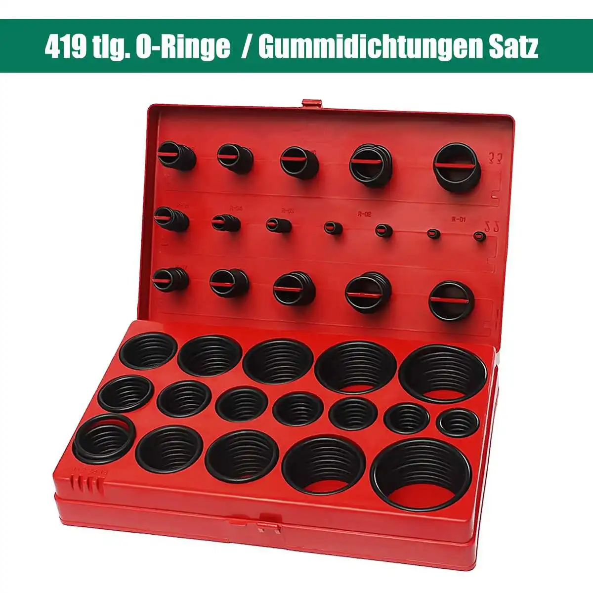419 Stucke Gummi O Ring Kit Dichtung Dichtung Universal Gummi O Ring Sortiment Set R01 R32 Oring Kit 32 Grossen Gummi Fusse Kit Dichtungsringe Aliexpress