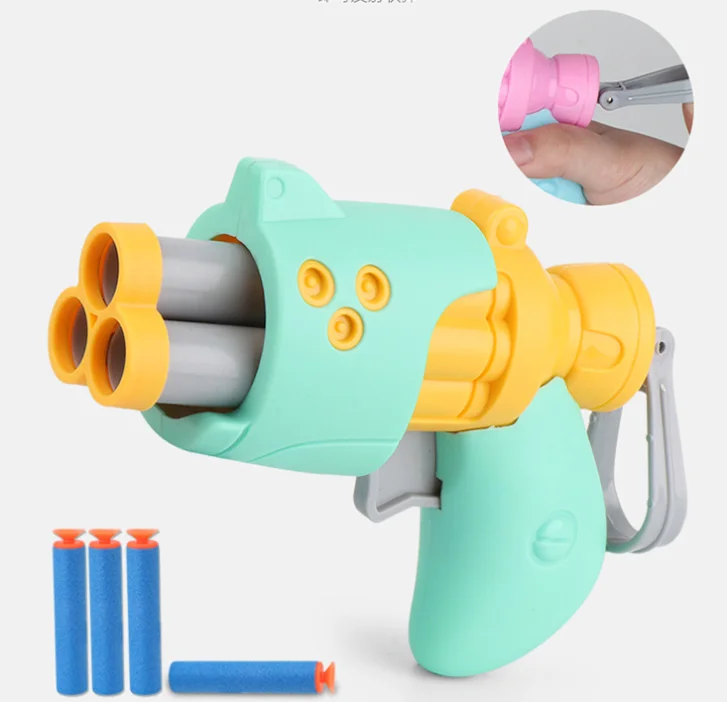 ABS toy gun children mini pistol air soft bullet gun bullet gun three years old+ 4