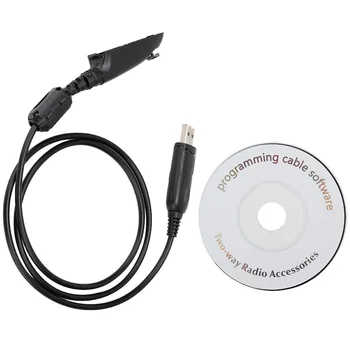 

SOONHUA USB Programming Cable ​​Write Frequency Cables With CD For HT750 PRO5150 GP340 Walkie Talkie Programming Data Cable