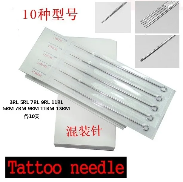 

Tattooing Needle Combination 100 Sticks rl rm Mixed Tattooing Needle Set