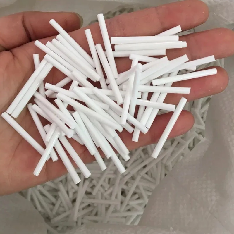 2.5*25mm Glass Beads 100Pcs/Bag For Jewelry Garment DIY Bracelet Craft Accessories