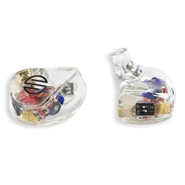Transparent BGVP DH3 1DD+ 2BA Hbrido тройной драйвер в ухо Hifi Muic DJ Monitores Con кабель Desmontable MMCX аурикулярный Audifilo De Msica - Цвет: Transparent