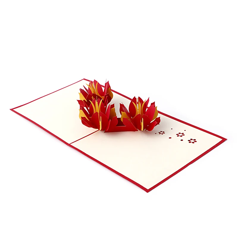  3D Pop Up Greeting Card Handmade Birthday Valentine Christmas Wedding Invitation D08D - 4000357790533