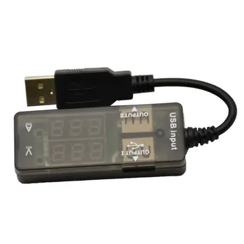 

USB LCD Detector Voltmeter Ammeter Power Capacity Battery Current Meter Tester USB Detector Charger Capacity Tester