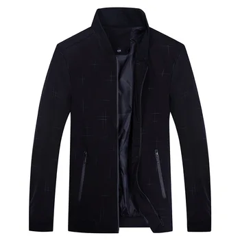 

2020 Men's Printing Stand Collar Thin Jacket Baseball Collar Business Casual Jacket