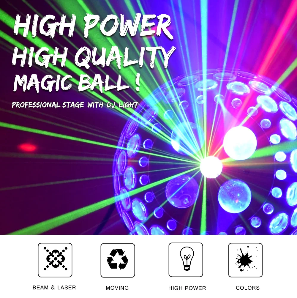 ディスコ マジック ボール LED ステージ レーザー プロジェクター