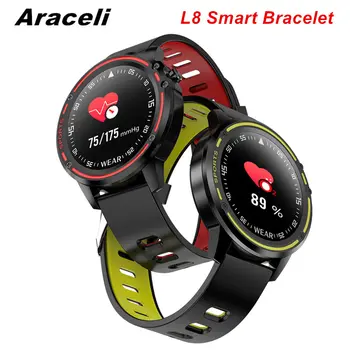 

L8 Smart Bracelet Fitness Tracker ECG+PPG Blood Pressure Heart Rate Watch Waterproof Fitness Sprots Bracelet 2019 VS L5 L6 L2