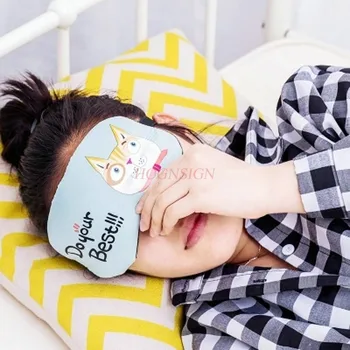 

eye mask Summer Cartoon Cute Personality Shading Sleep Eye Mask Student With Ice Bag Cold Compress Hot Eye Men And Women