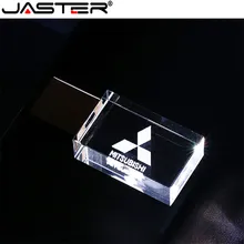 JASTER Мицубиси Кристальный металлический USB флеш-накопитель 4 ГБ 8 ГБ 16 ГБ 32 ГБ 64 ГБ 128 Гб внешний накопитель карта памяти u диск
