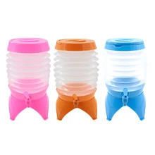 

5.5L Foldable Water Container Carrier Jug for Outdoor Backpack Folded Bucket