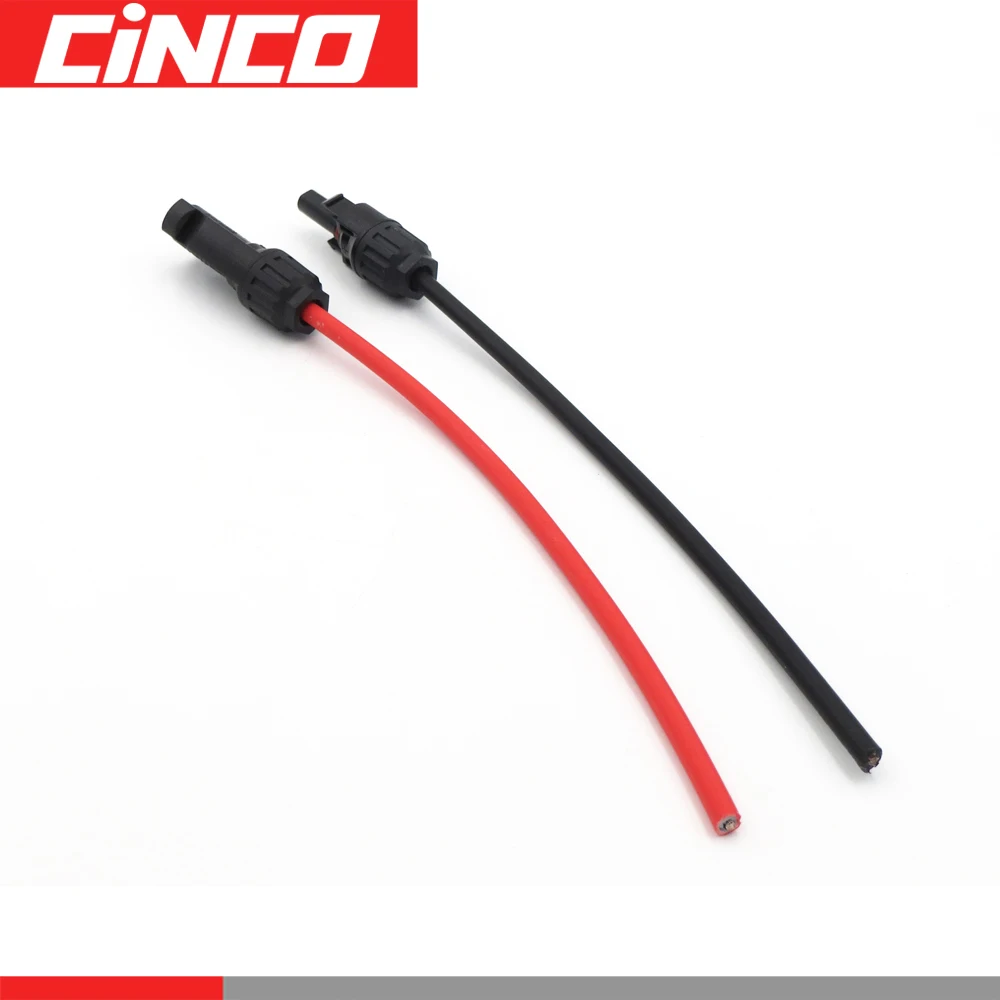 1 пара x 10 12 14 AWG PV Удлинительный провод Солнечный Кабель соединитель солнечный