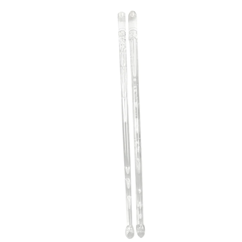 

1 Pair 5A Acrylic Drum Stick Noctilucent Glow In The Dark Stage Performance High-Quality Durable Portable Luminous Drumsticks