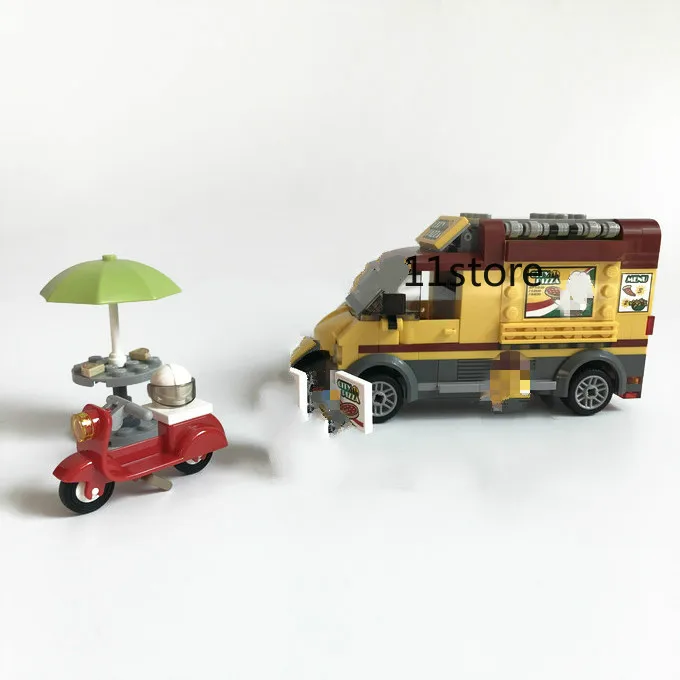 lego city great vehicles pizza van 60150 construction toy