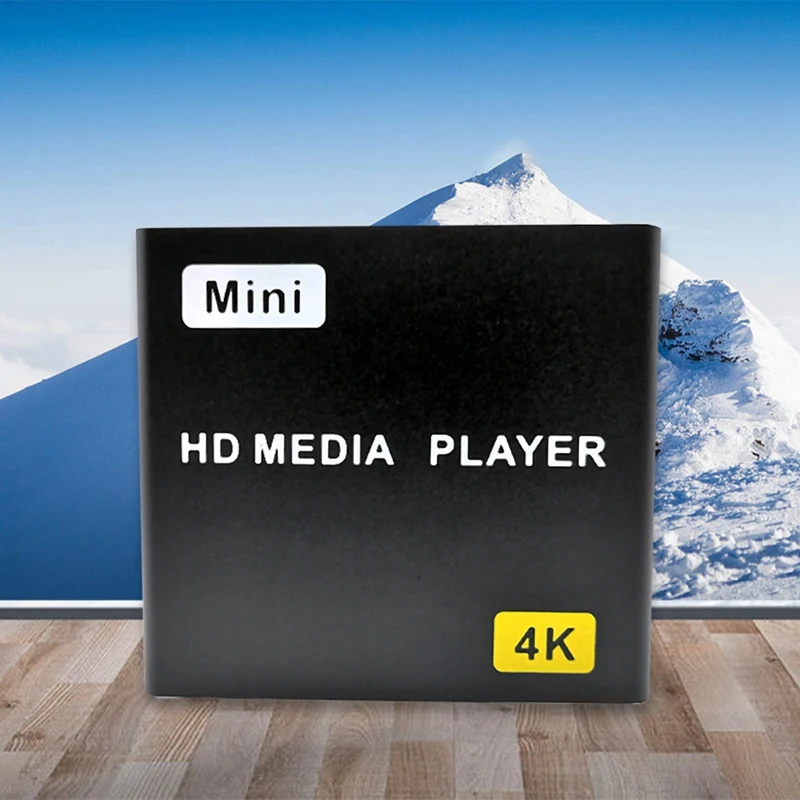 4K Multimedya Oynatıcı Full HD Medya Oynatıcı AV VGA HDMI Arayüzü Çok Dilli Çok Fonksiyonlu Video Oynatıcı_voghion.com