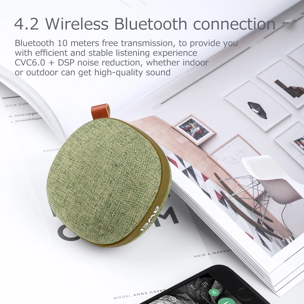 Bluetooth Колонка AWEI портативная Водонепроницаемая с поддержкой TF Aux| |