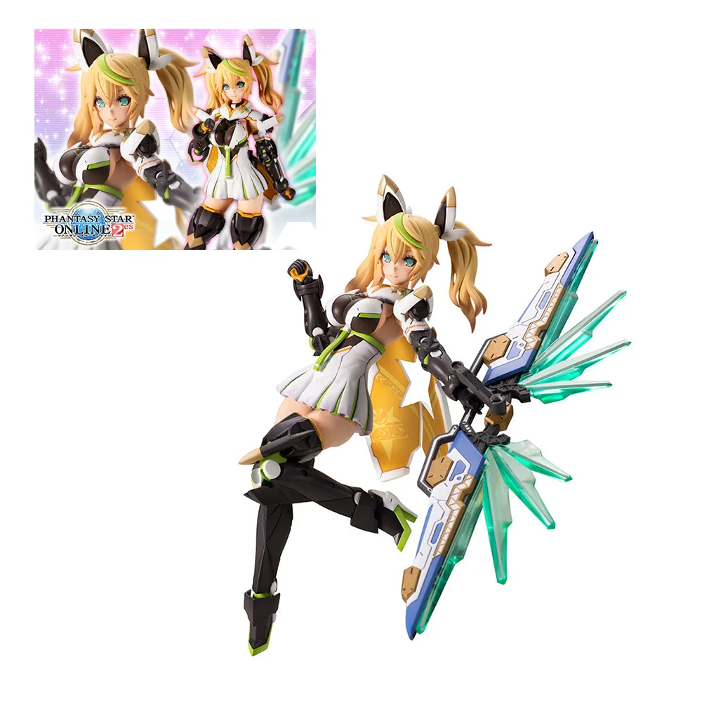 

Kotobukiya KP481 Phantasy Star Online2es Jene With BonusAssemble Action Figurals Brinquedos Model